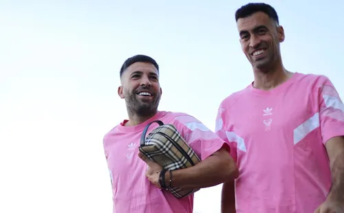 Jordi Alba and Sergio Busquets