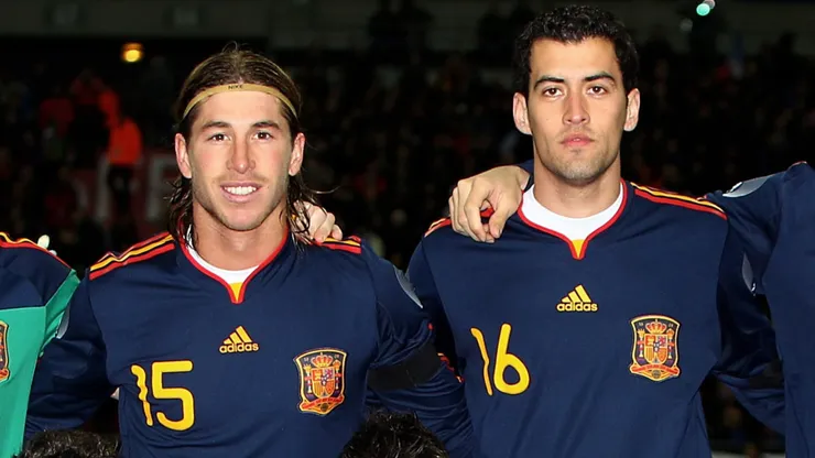 Sergio Ramos and Sergio Busquets