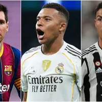 Kylian Mbappé equals Cristiano Ronaldo’s Champions League first-phase scoring mark, leaving Lionel Messi behind