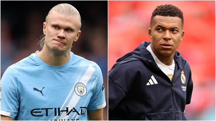 Erling Haaland and Kylian Mbappe.
