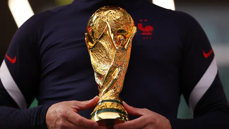 World Cup trophy.
