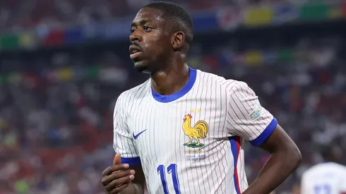 Ousmane Dembele of France during the UEFA EURO 2024 semi-final match between Spain v France at Munich Football Arena on July 09, 2024 in Munich, Germany.