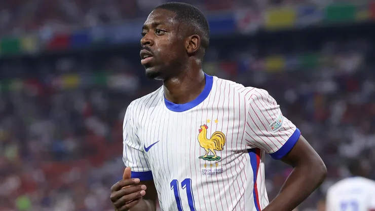 Ousmane Dembele of France during the UEFA EURO 2024 semi-final match between Spain v France at Munich Football Arena on July 09, 2024 in Munich, Germany.