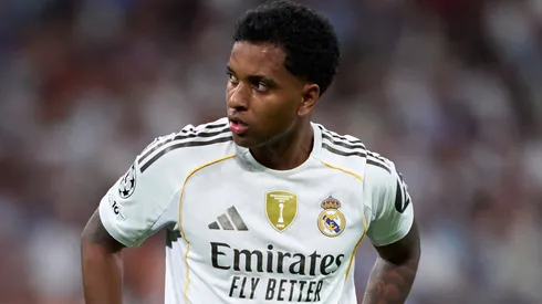 Rodrygo Goes of Real Madrid looks on during the UEFA Champions League 2025/26.