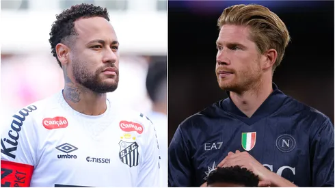 Neymar (left) and Kevin De Bruyne (right)