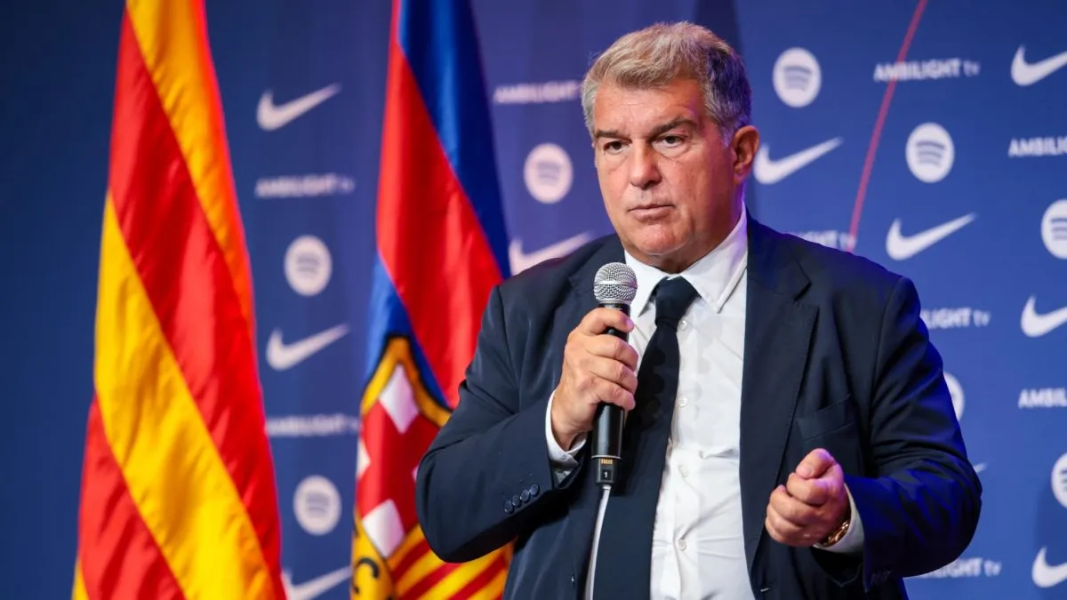 FC Barcelona President Joan Laporta.