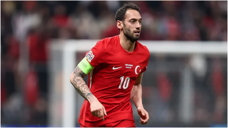 Hakan Calhanoglu of Turkey