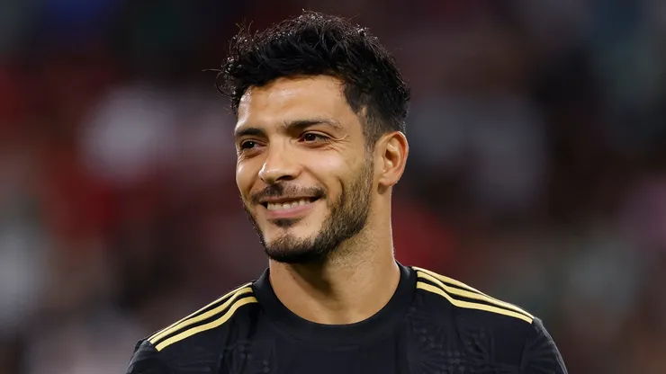 Raul Jimenez #9 of Mexico.
