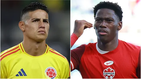 James Rodriguez (left) and Jonathan David (right)