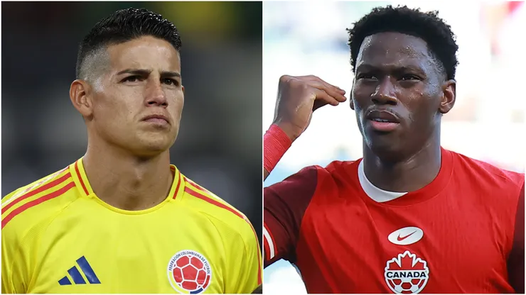 James Rodriguez (left) and Jonathan David (right)