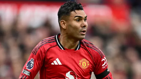 Casemiro of Manchester United during the Premier League match.