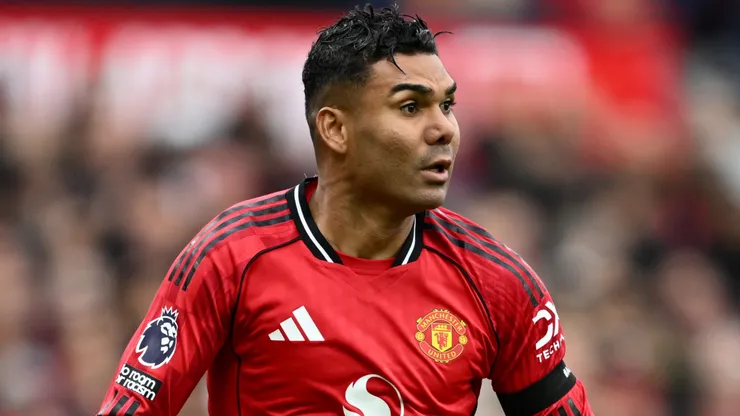 Casemiro of Manchester United during the Premier League match.