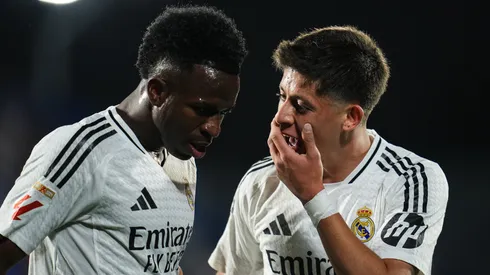 Vinicius and Arda Guler of Real Madrid.