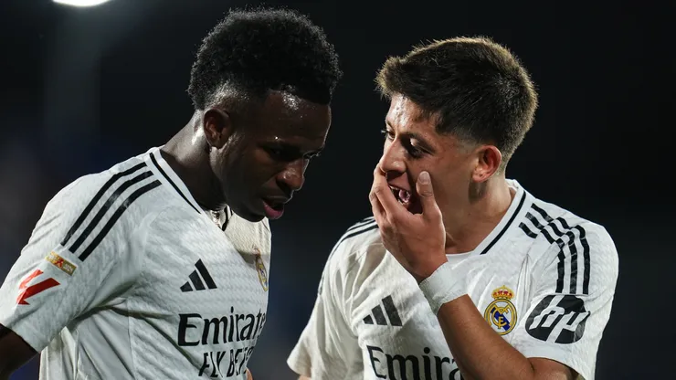 Vinicius and Arda Guler of Real Madrid.