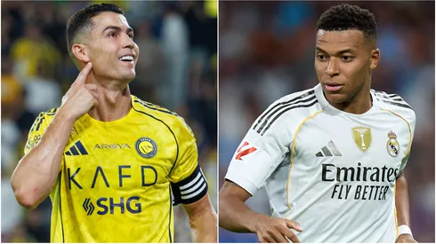 Cristiano Ronaldo of Al Nassr and Kylian Mbappe of Real Madrid.