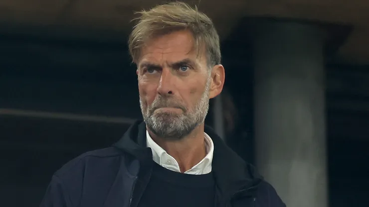 Jurgen Klopp, Global Head of Soccer RB Leipzig, looks on.