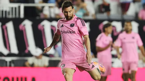 Lionel Messi playing for Inter Miami CF.