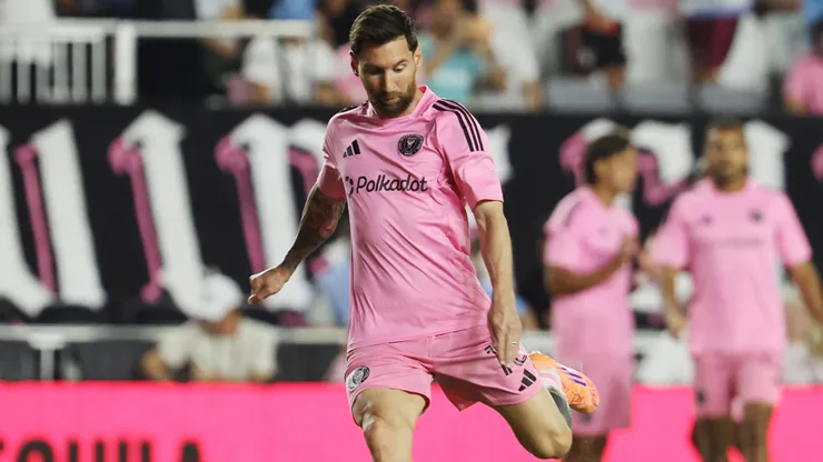 Lionel Messi playing for Inter Miami CF.