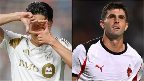 Son Heung-min (left) and Christian Pulisic (right)