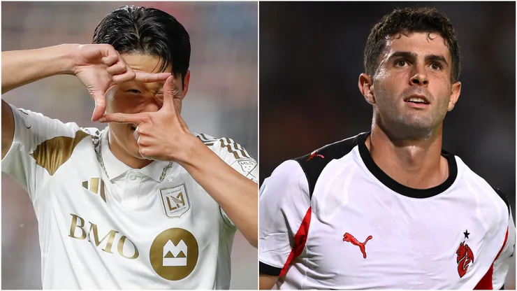 Son Heung-min (left) and Christian Pulisic (right)