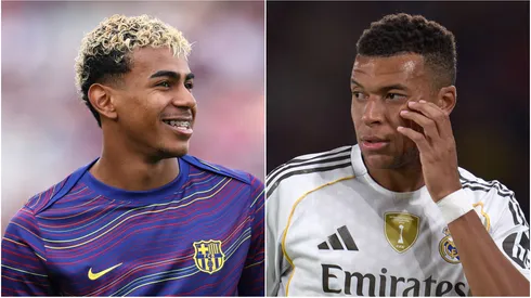 Lamine Yamal and Kylian Mbappe.