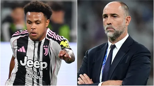 Weston McKennie of Juventus FC and Igor Tudor.