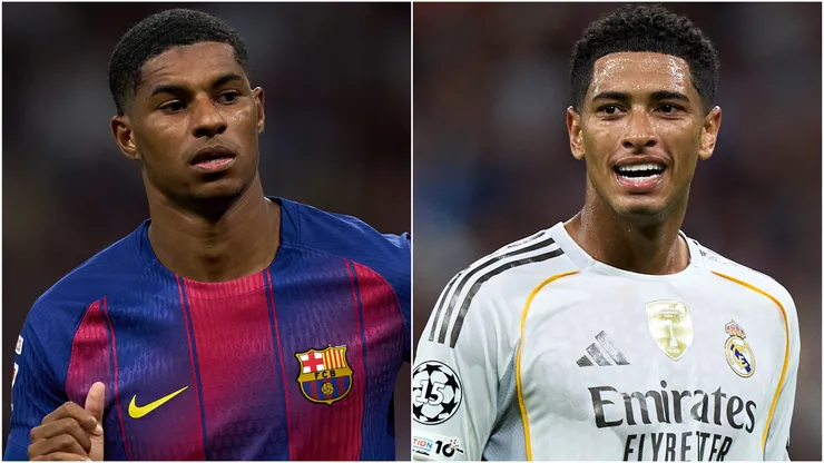 Marcus Rashford (left) and Jude Bellingham (right)