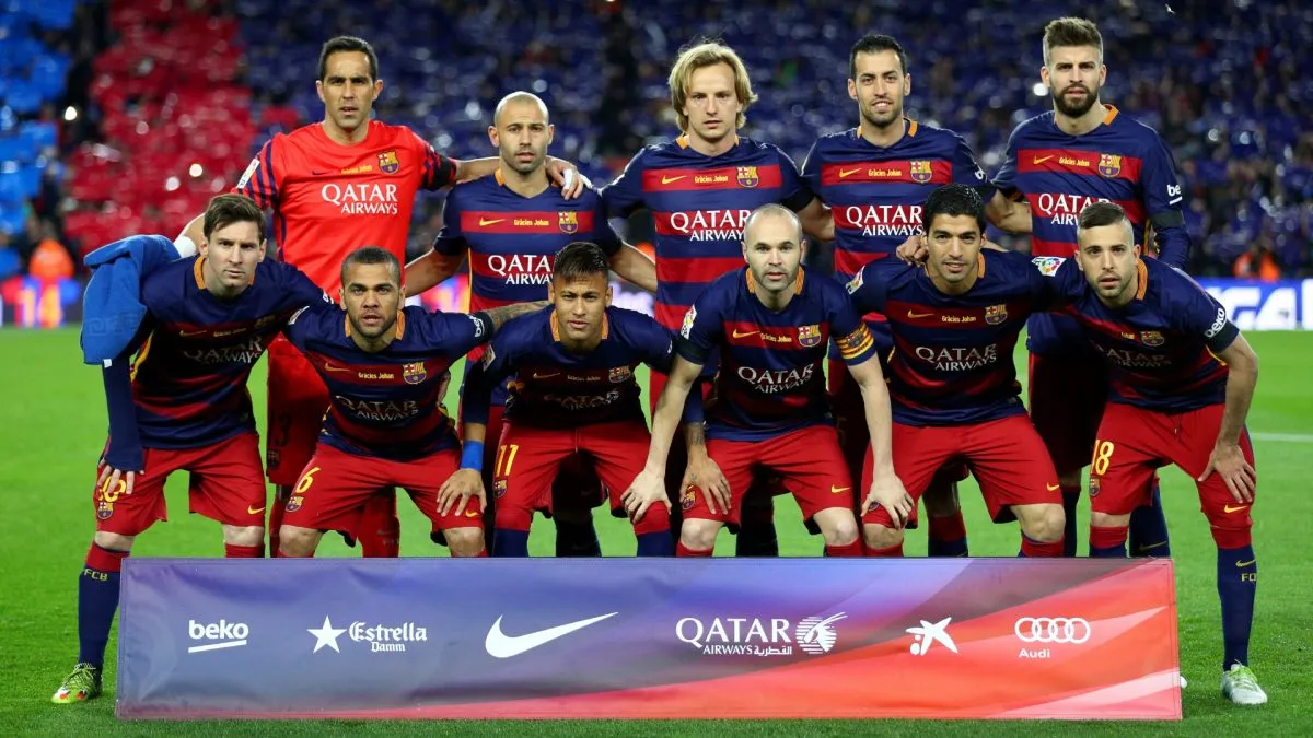 FC Barcelona's team in the 2015-16 season.