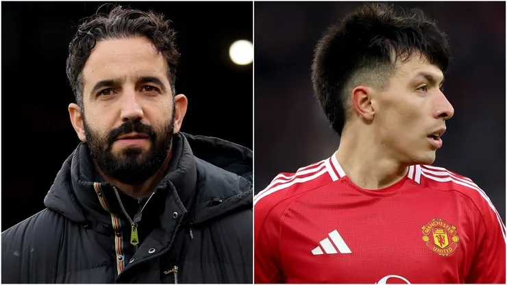 Ruben Amorim, Manager of Manchester United and Lisandro Martinez.