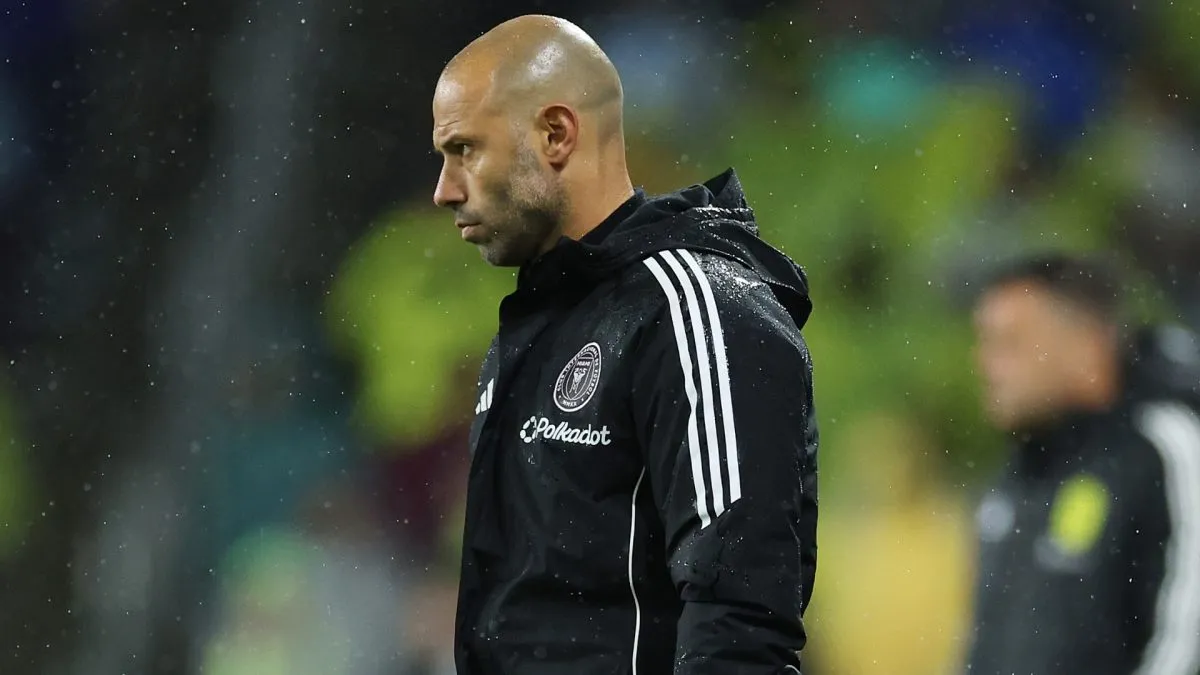 Javier Mascherano, Head Coach of Inter Miami CF during game vs. Nashville SC.