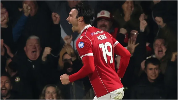 Kieffer Moore of Wrexham