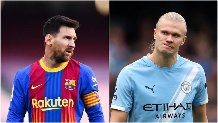 Pep Guardiola has coached both Lionel Messi and Erling Haaland.