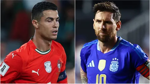 Cristiano Ronaldo of Portugal and Lionel Messi of Argentina.