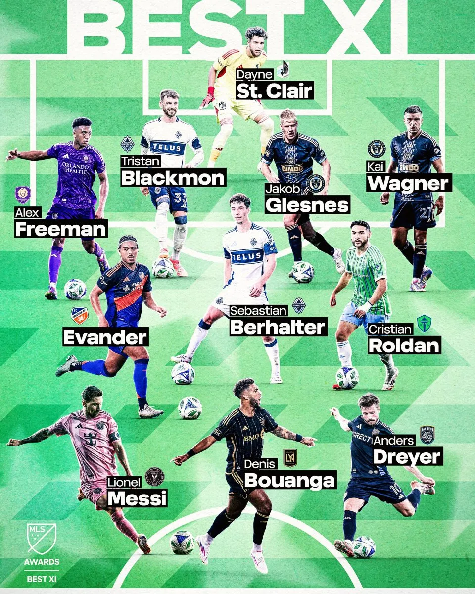 2025 MLS Best XI.