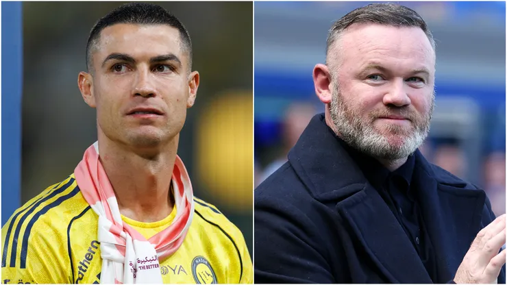 Cristiano Ronaldo of Al Nassr and English legend Wayne Rooney.