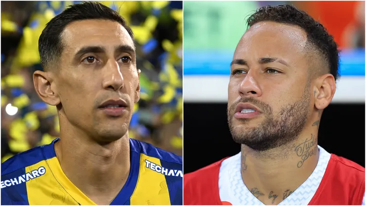 Angel Di Maria and Neymar were teammates at PSG.