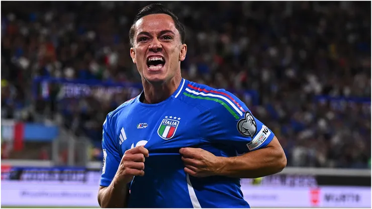 Giacomo Raspadori of Italy