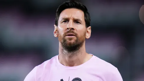 Lionel Messi #10 of Inter Miami CF arrives at the stadium prior to the 2025 MLS Cup Playoff match.