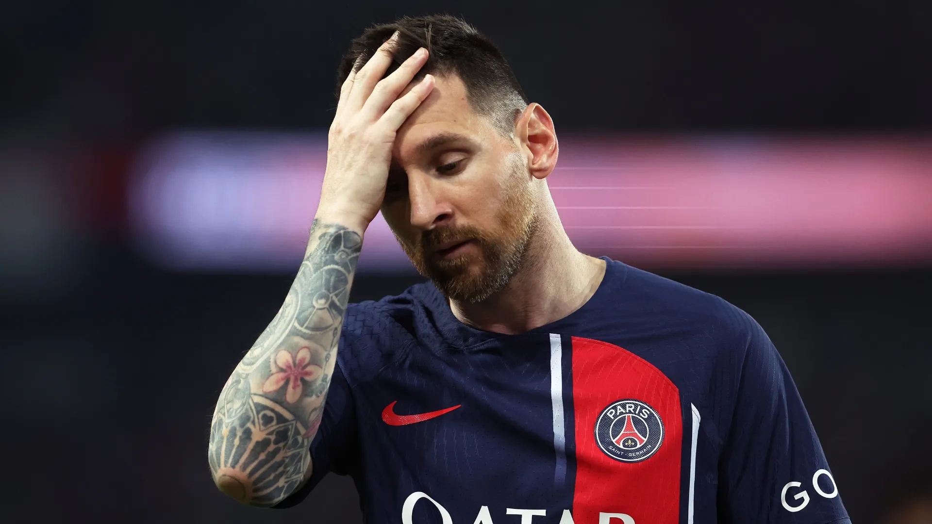 Lionel Messi of Paris Saint-Germain.