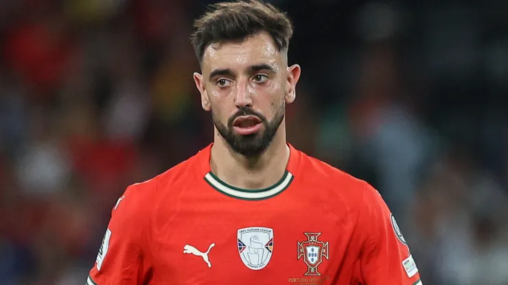Bruno Fernandes of Portugal during the FIFA World Cup 2026 qualifier.