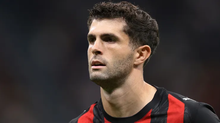 Christian Pulisic of AC Milan during the Coppa Italia Frecciarossa Round of 16.