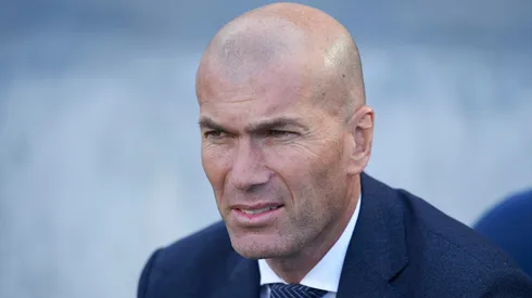 Zinedine Zidane while coaching Real Madrid in 2019.