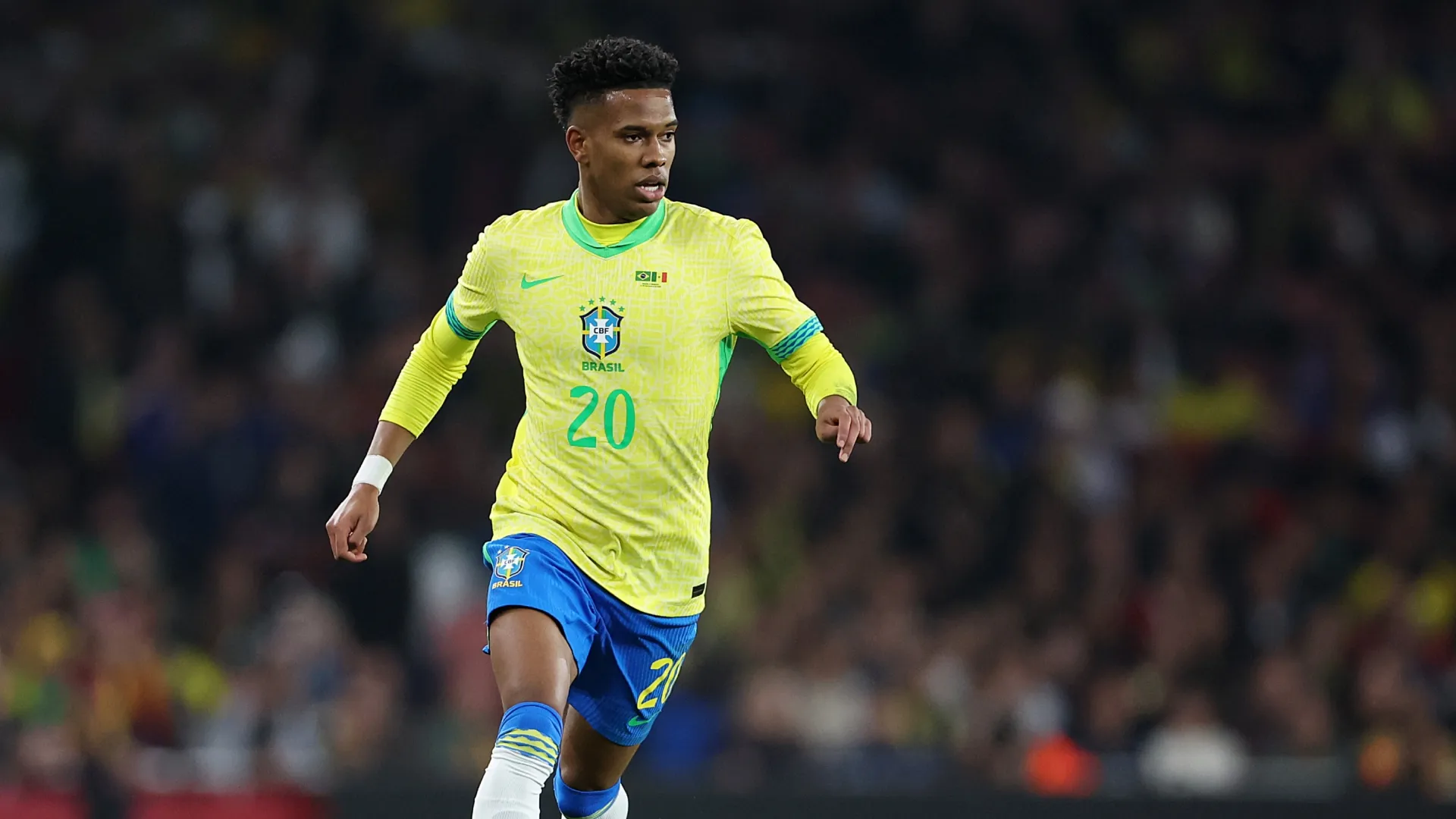 Estevao of Brazil during the International Friendly match against Senegal.