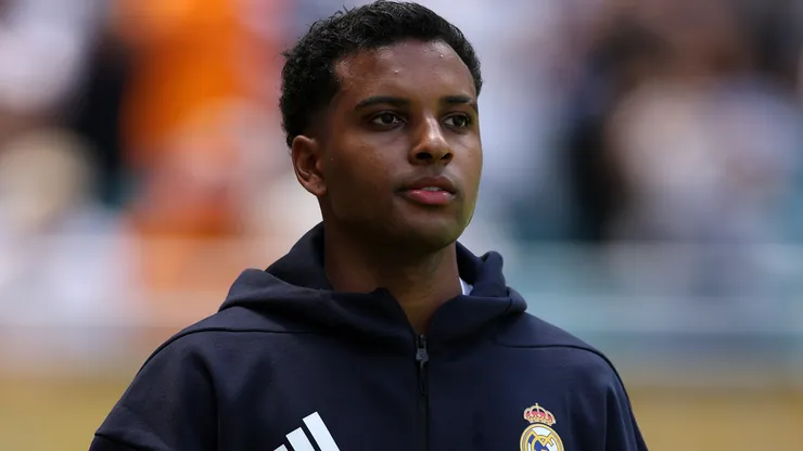 Rodrygo #11 of Real Madrid C. F. looking on.

