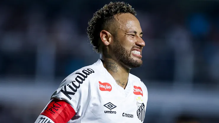 Neymar Junior of Santos.

