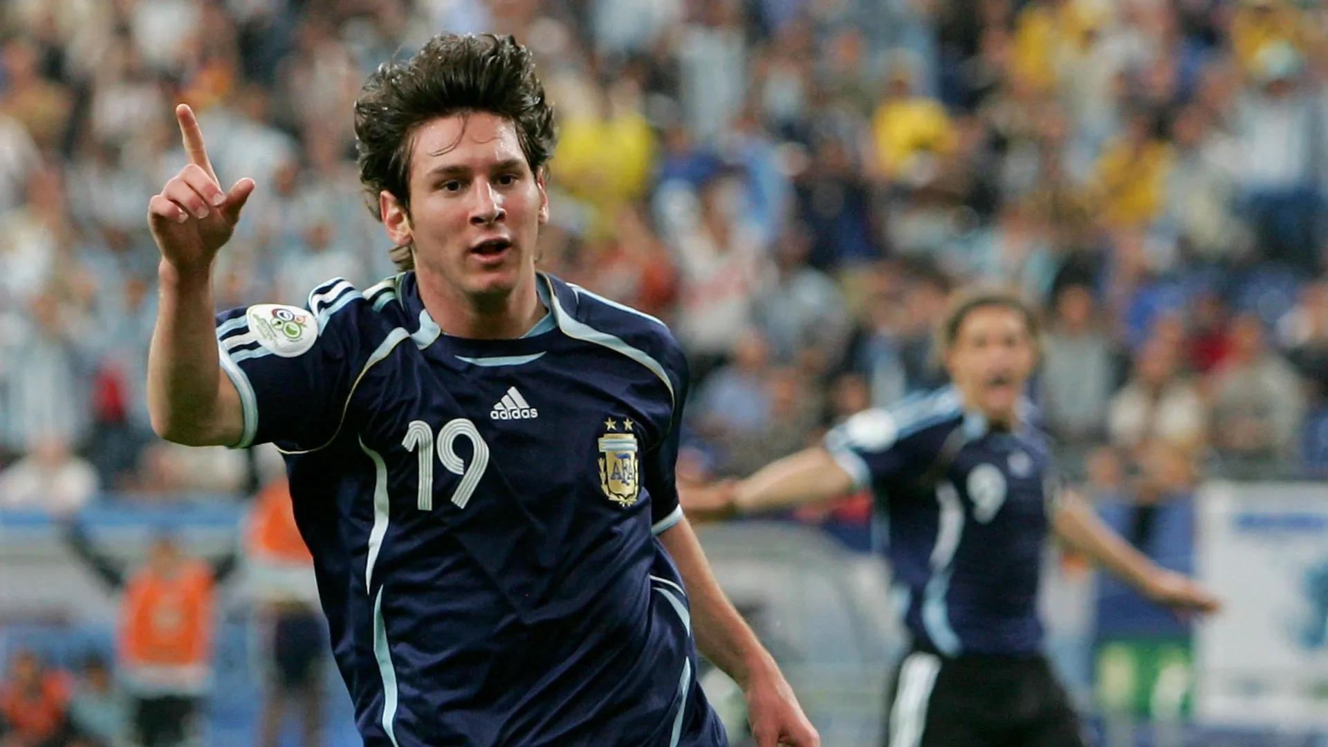 Lionel Messi of Argentina in 2006 World Cup.