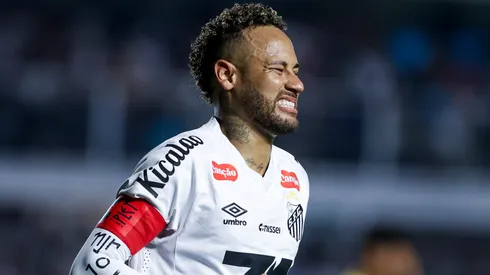 Neymar Junior of Santos.