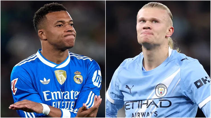Kylian Mbappe and Erling Haaland.