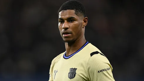 Marcus Rashford of Barcelona looks on during the UEFA Champions League 2025/26.