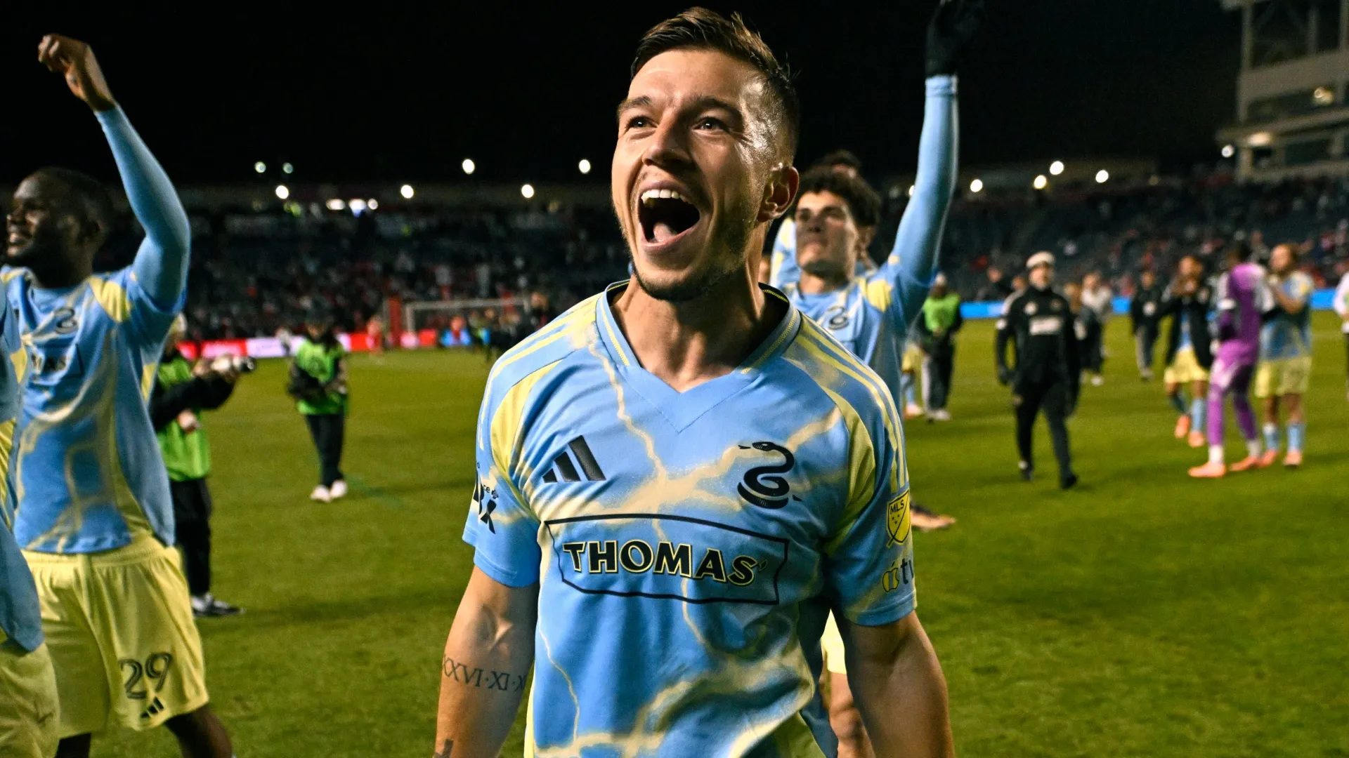 Kai Wagner #27 of Philadelphia Union.